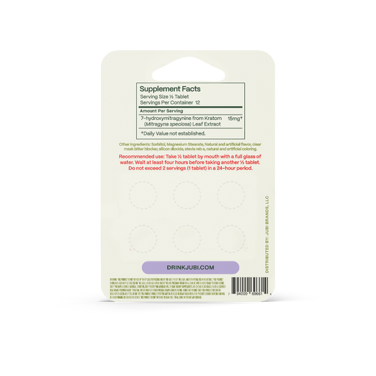 Jubi 6ct 7OH Chewable Tabs Grape 30mg per Tablet