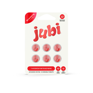 Jubi 6ct 7OH Chewable Tabs Strawberry 30mg per Tablet