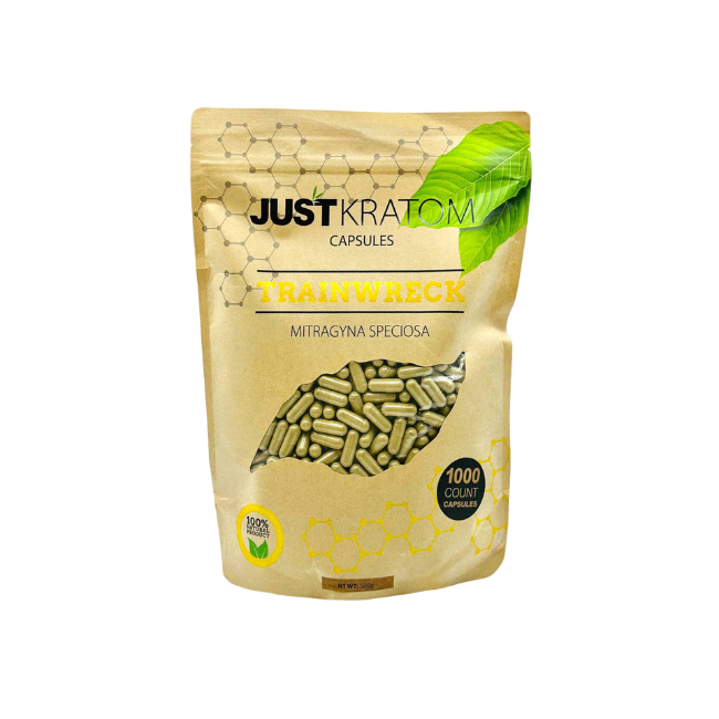 JUST KRATOM CAPSULES 1000CT - TAINWRECK