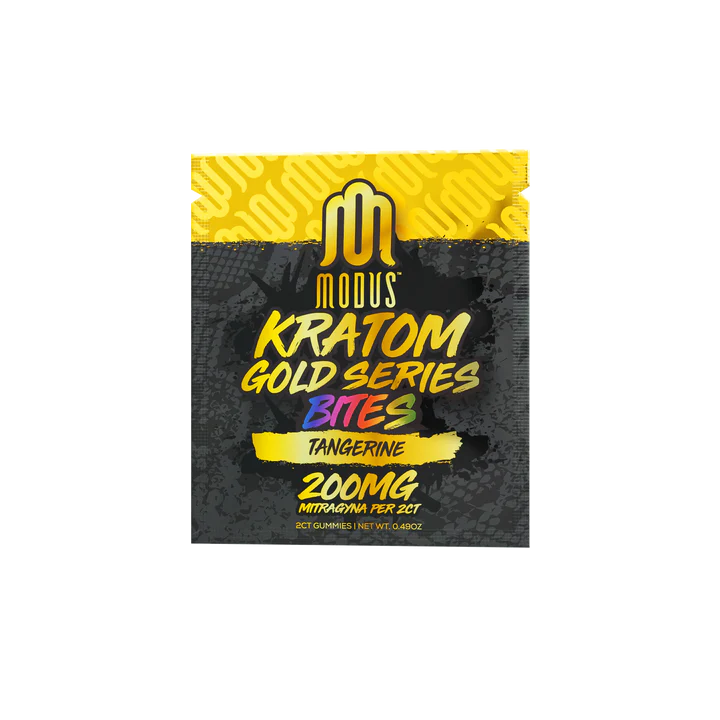 MODUS KRATOM GOLD SERIES BITES 200MG 2CT - TANGERINE - Seven Tech