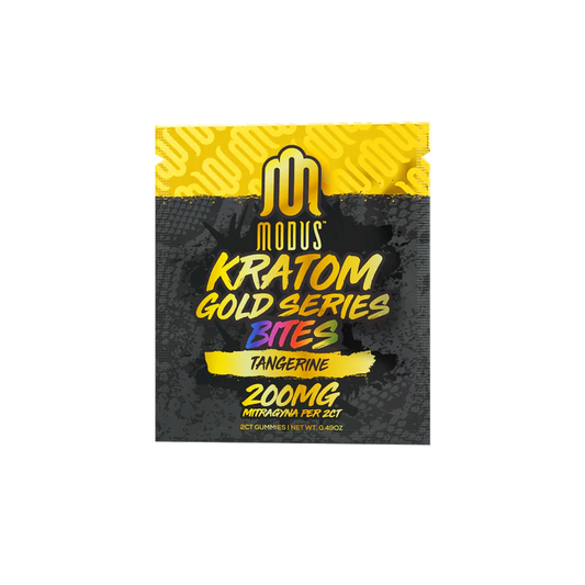 MODUS KRATOM GOLD SERIES BITES 200MG 2CT - TANGERINE - Seven Tech