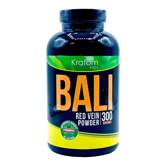KRATOM KAPS POWDER 300G - BALI RED VEIN - Seven Tech