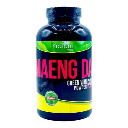 KRATOM KAPS POWDER 300G - MAENG DA GREEN VEIN - Seven Tech