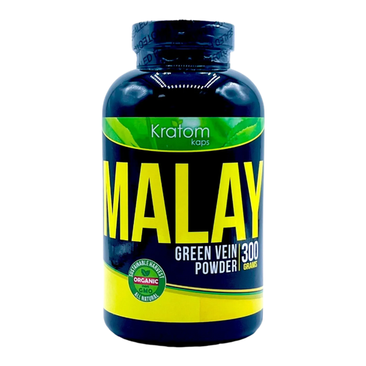 KRATOM KAPS POWDER 300G - MALAY GREEN VEIN - Seven Tech