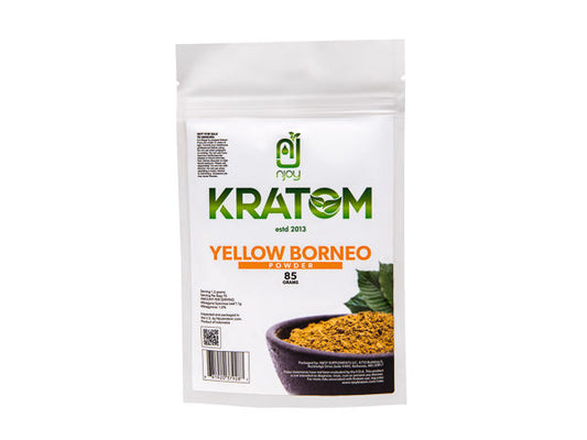 NJOY KRATOM POWDER 30G - BORNEO YELLOW VEIN