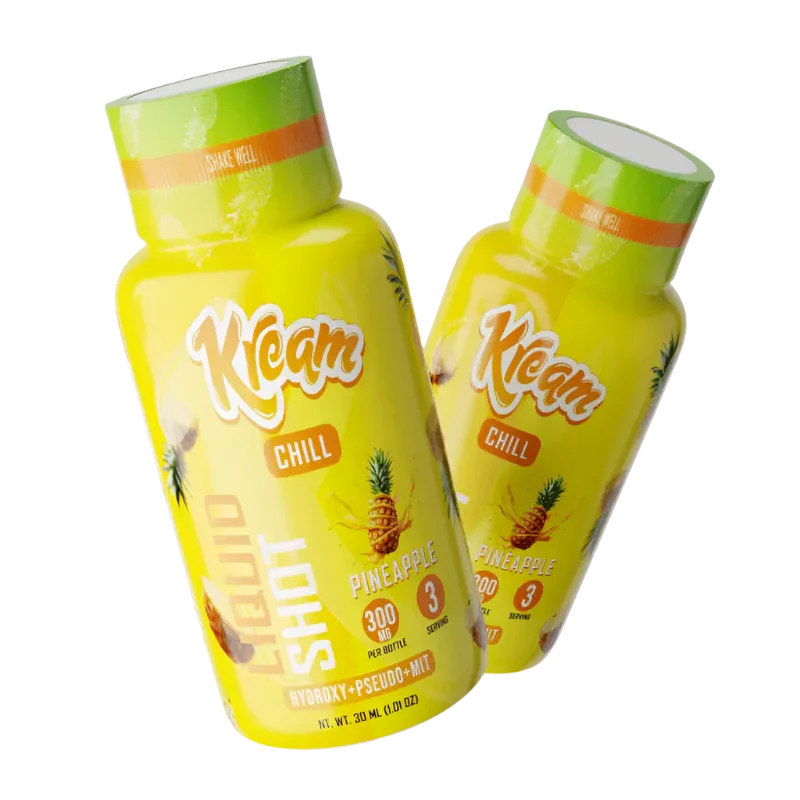 🎁 Kream 7-Hydroxymitragynine Liquid Shot + Pseudo + Mit Chill Pineapple 300mg Per Bottle (100% off)