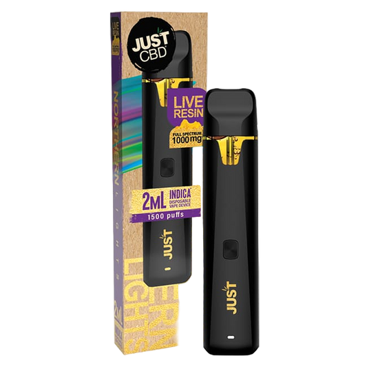 JUST CBD FULL SPECTRUM LIVE RESIN 1000MG 2ML DISPOSABLE - BLUE DREAM HYBRID