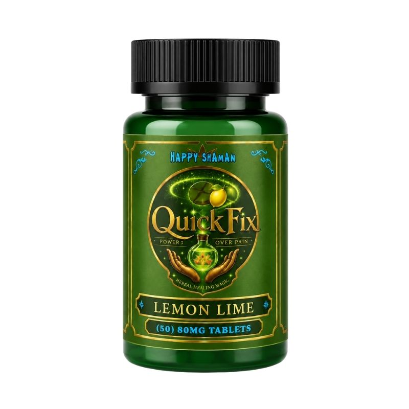 Happy Shaman Quick Fix Kratom Extract Tablets 50ct 80mg Per Tablet
