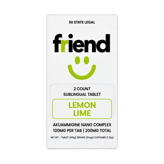 Friend Akuammigine Nano Complex Sublingual Tablets 2ct 100mg Per Tablet
