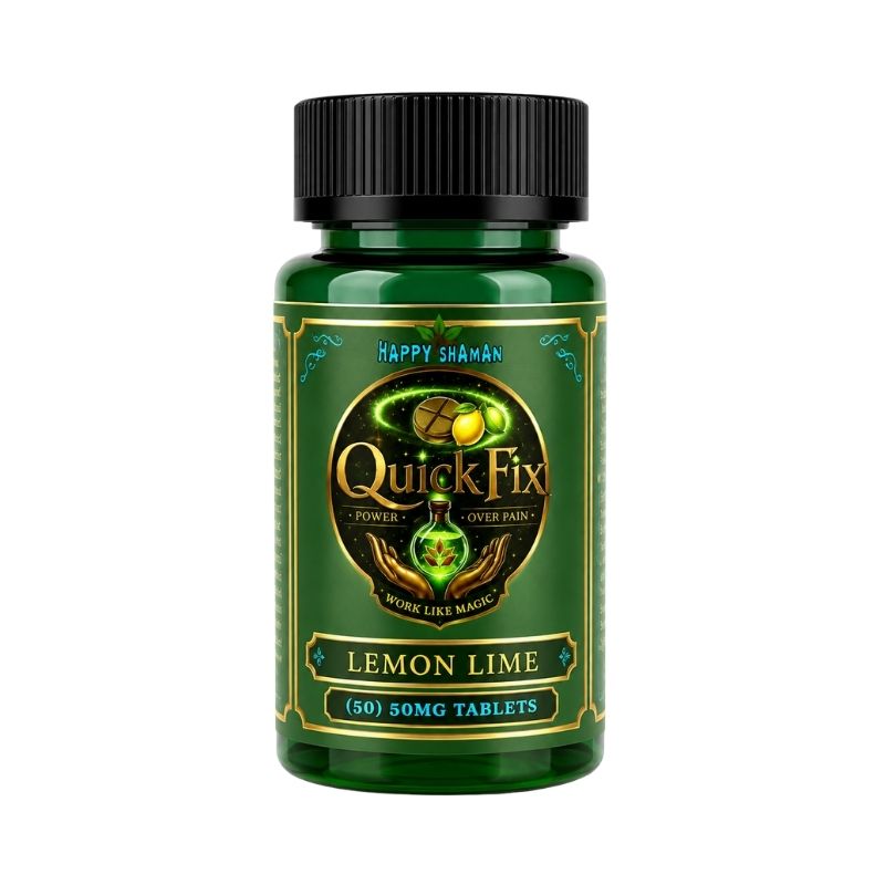 Happy Shaman Quick Fix Kratom Extract Tablets 50ct 50mg Per Tablet