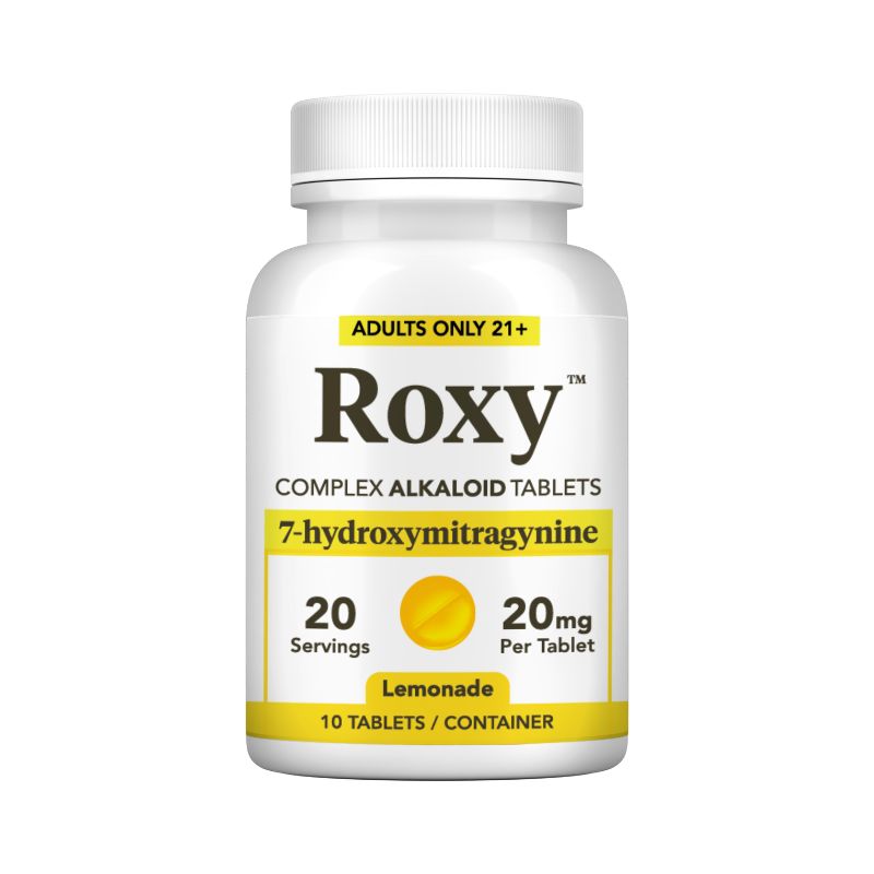 Roxy Complex Alkaloids 7-Hydroxymitragynine Tablets 10ct 20mg Per Tablet