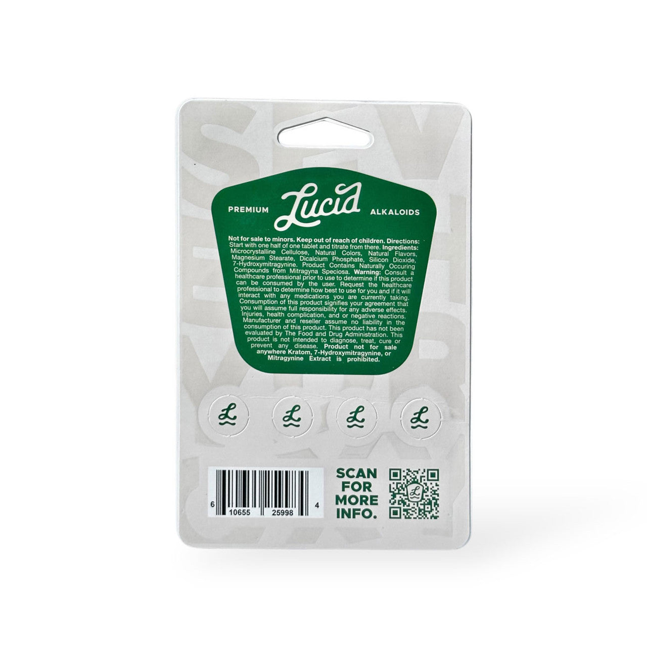 Lucid 4ct 7OH Watermelon Chewable Tabs 30mg & Shot Bundle
