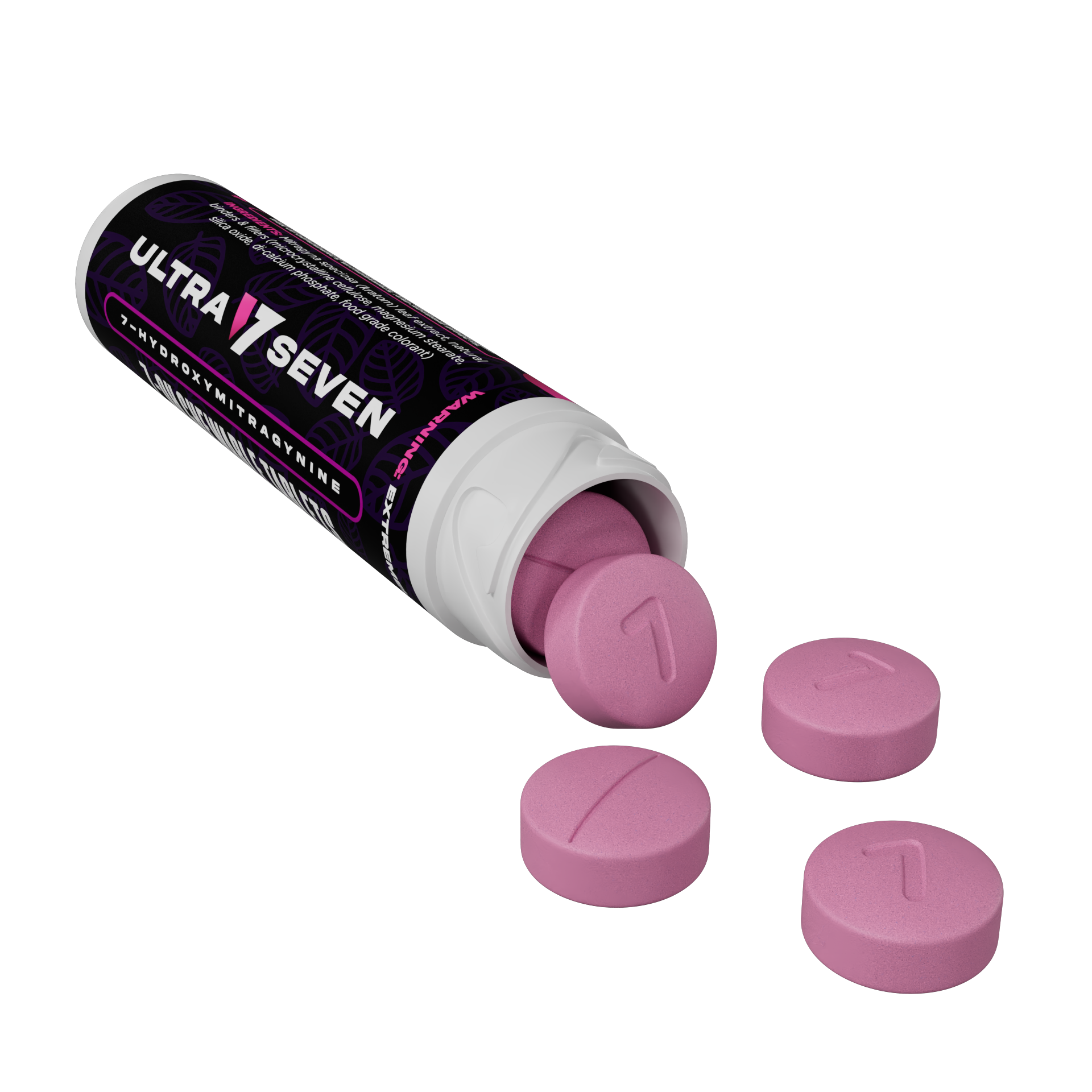 Ultra Seven 10ct 7OH Tabs Mix Berries 7mg Per Tablet