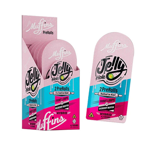 MUFFINS-THC-A JELLY HOLES PREROLL FROOT LOOPS/GASBERRY