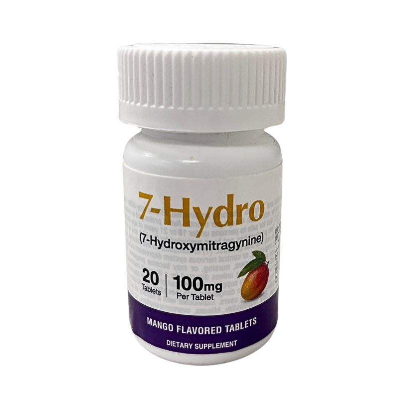 Real Botanicals 7-Hydroxymitragynine Chewable Tablets 20ct 100mg Per Tablet