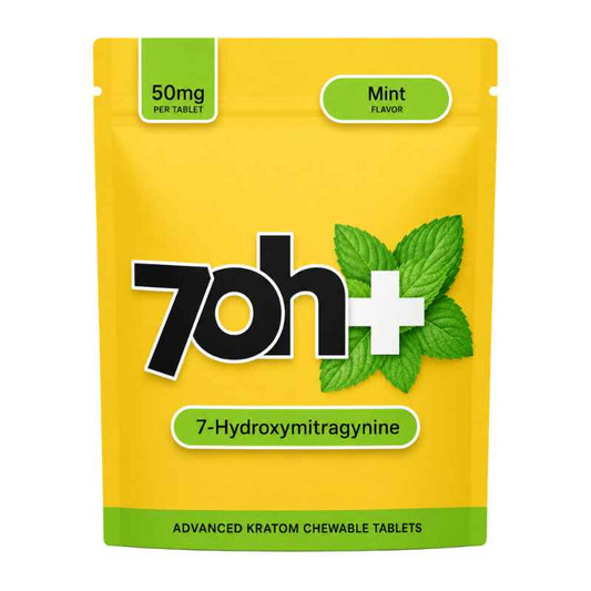 7OH Plus 7-Hydroxymitragynine Chewable Tablets 50mg Per Tablet