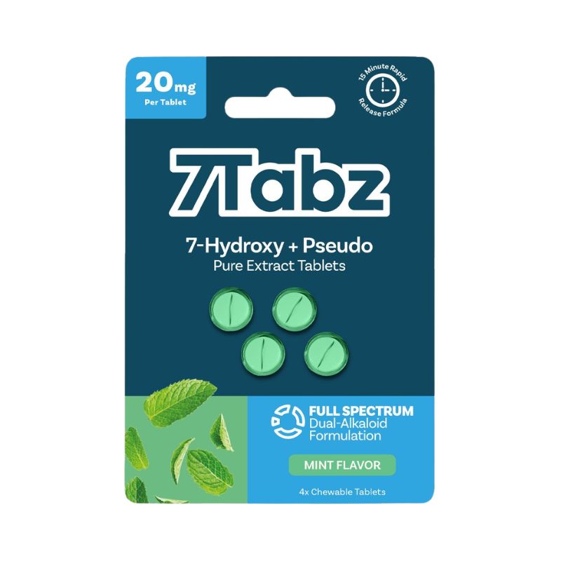 7Tabz Pseudo + 7-Hydroxy Full Spectrum Chewable Tablets