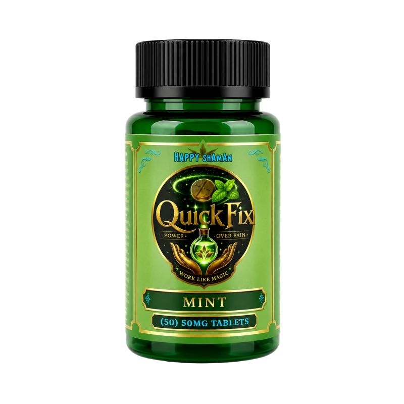 Happy Shaman Quick Fix Kratom Extract Tablets 50ct 50mg Per Tablet