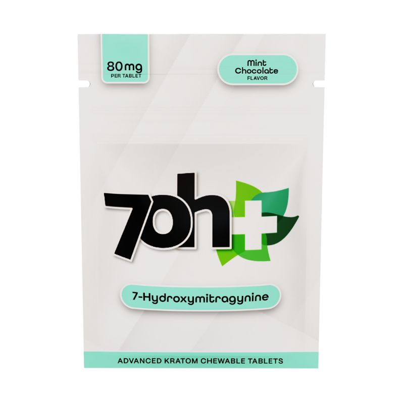 7OH Plus 7-Hydroxy Advance Kratom Chewable Tablets 80mg Per Tablet
