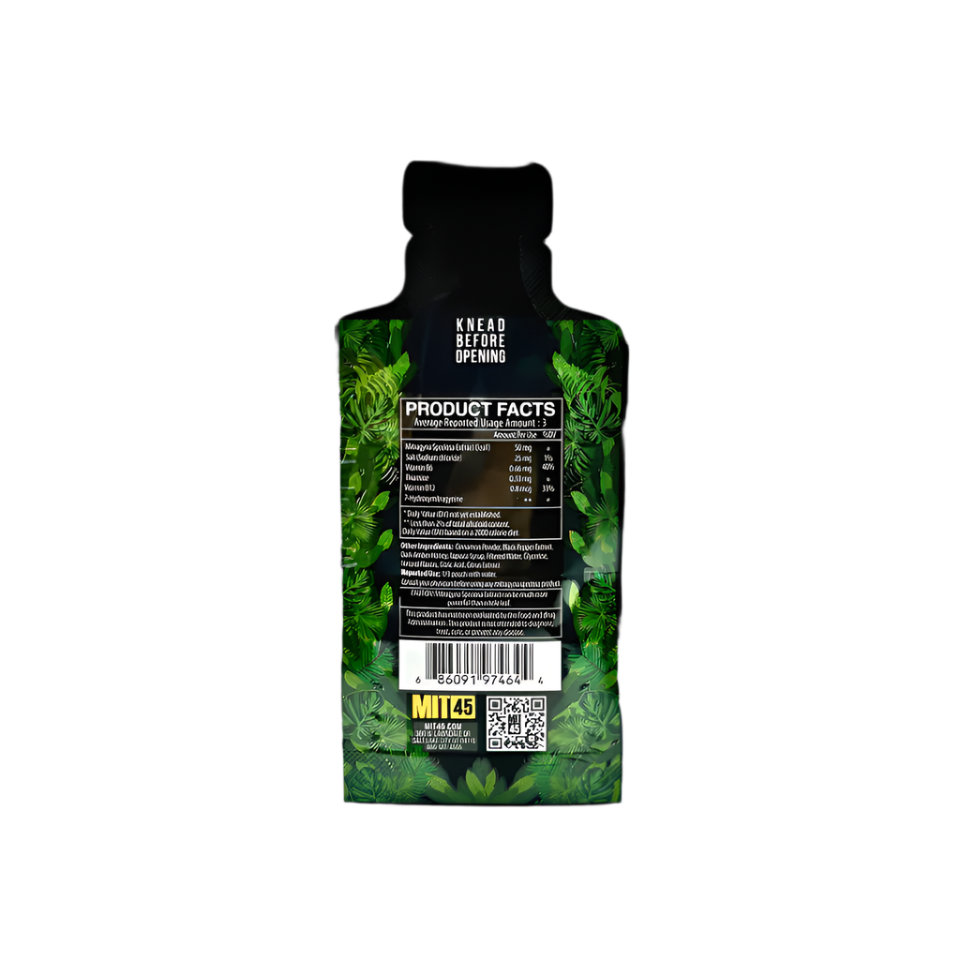MIT 45 GO BOLDLY LIQUID GEL POUCH - BLACK EXTRA STRENGTH - Seven Tech