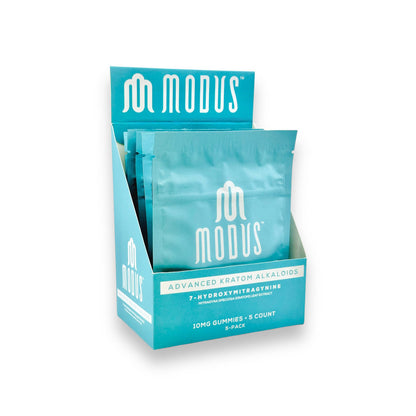 MODUS ADVANCED KRATOM ALKALOIDS 7-HYDROXYMITRAGYNINE GUMMIES 10MG 5CT - UNFLAVORED