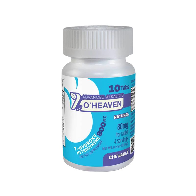 7 O'heaven 7-Hydroxymitragynine Chewable Tablets 10ct 80mg Per Tablet