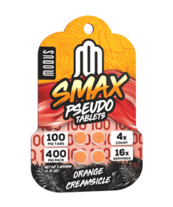 MODUS SMAX PSEUDO TABLETS 100MG 4CT - ORANGE CREAMSICLE