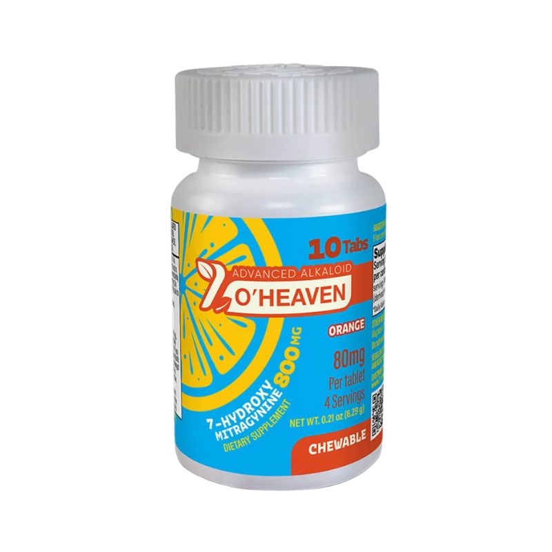 7 O'heaven 7-Hydroxymitragynine Chewable Tablets 10ct 80mg Per Tablet