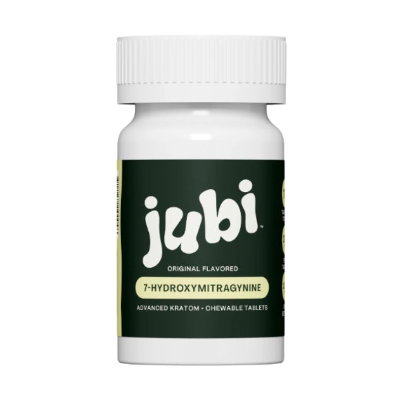 JUBI 7-HYDROXYMITRAGYNINE CHEWABLE TABLETS 10CT 100MG PER TABLET