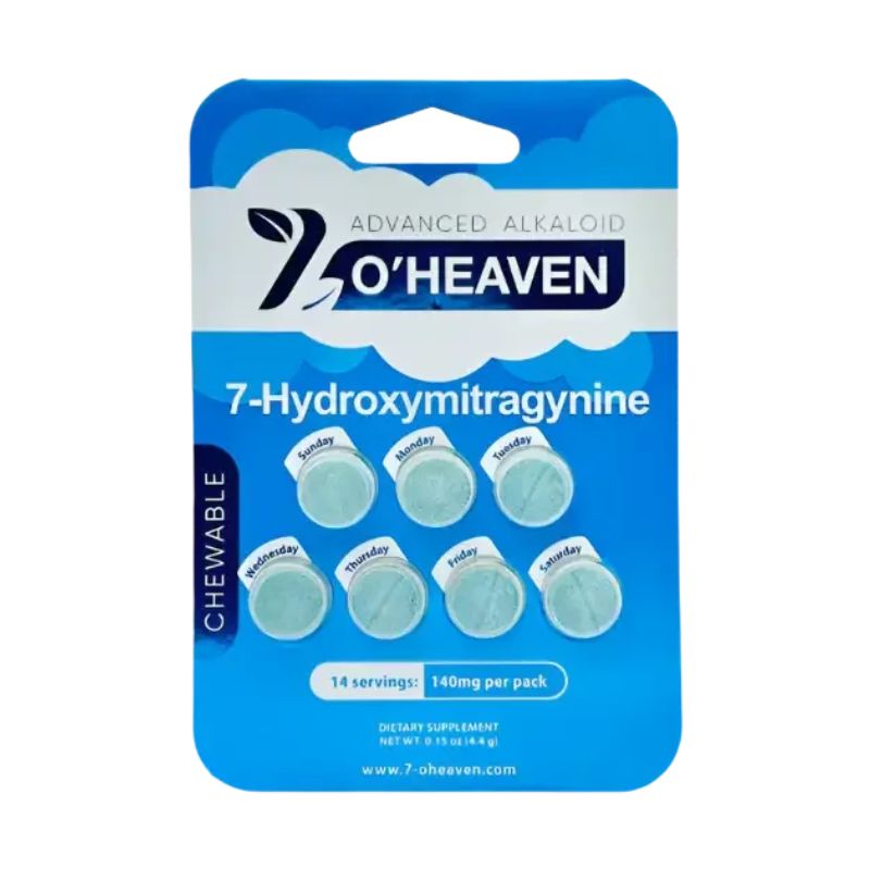 7 O'Heaven 7-Hydroxymitragynine Chewable Tablets 7ct 20mg Per Tablet