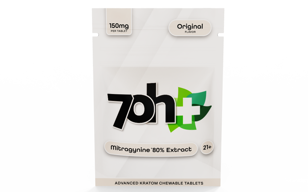 7 OH PLUS - MIT80 80% Kratom ExtractChewable Tabs 150mg per Tablet
