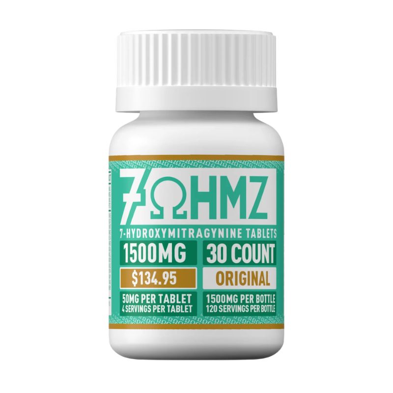 7OHMZ 7-Hydroxymitragynine Tablets 30ct 50mg Per Tablet