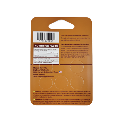 7Star 5ct 7OH Chewable Tabs S'mores 30mg Per Tablets - Seven Tech