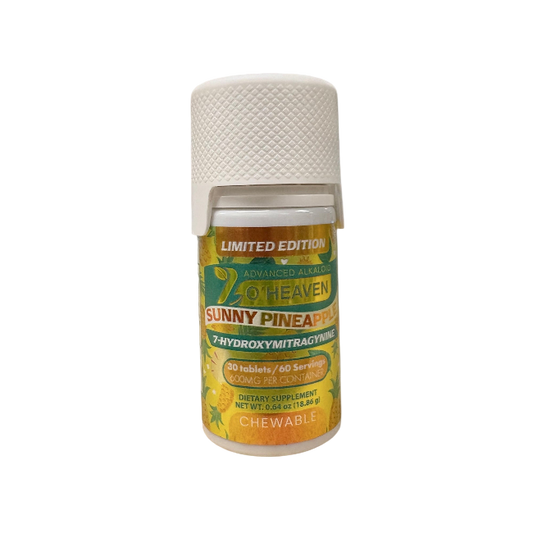 7 O'Heaven 30ct 7OH Chewable Tabs Sunny Pineapple 20mg Per Tablets - Seven Tech