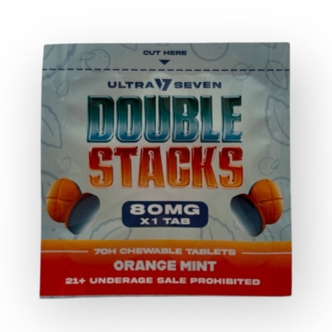 🎁 Ultra Seven Double Stacks 1ct 7OH Chewable Tab Orange Mint 80mg Per Tablets (100% off)