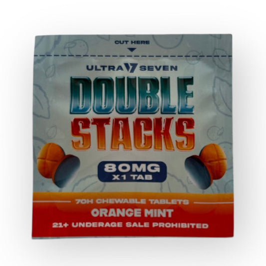 🎁 Ultra Seven Double Stacks 1ct 7OH Chewable Tab Orange Mint 80mg Per Tablets (100% off)