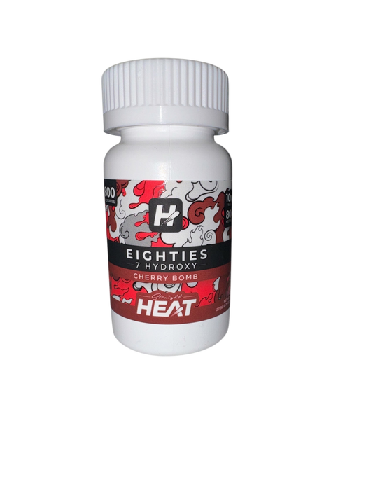 Straight Heat 10ct 7OH Eighties Tabs Cherry Bomb 80mg per Tablet