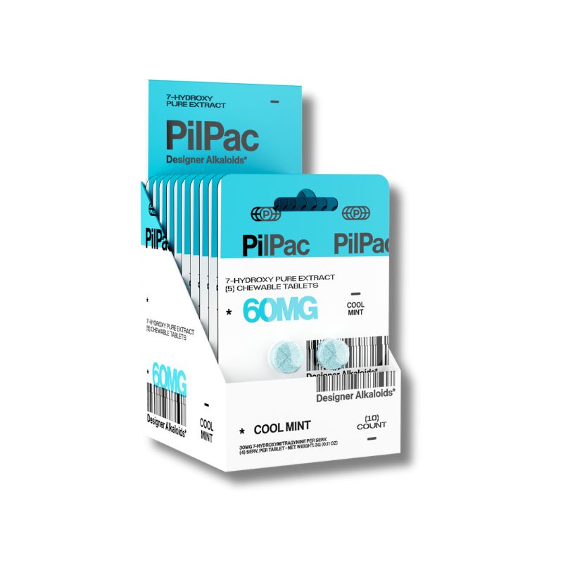 PILPAC 7- HYDROXY CHEWABLE TABLETS 60MG 5CT - COOL MINT