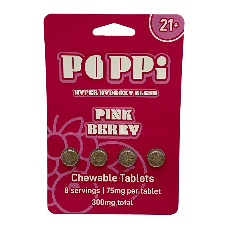 🎁 Poppi Hyper Hydroxy Blend Chewable Tablets 4CT 75MG Per Tablet (100% off)