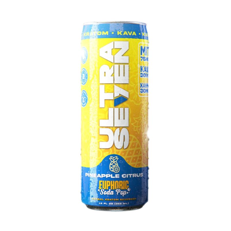 ULTRA SEVEN MIT + KAVA + KANNA EUPHORIC SODA POP 12OZ 135MG