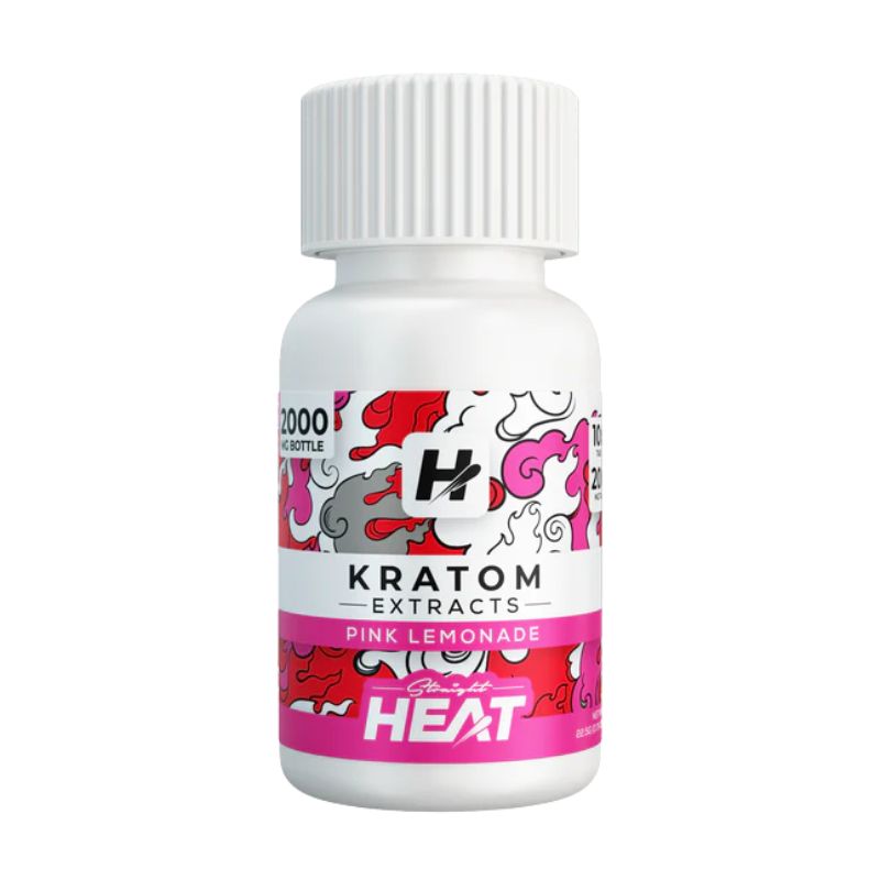 STRAIGHT HEAT KRATOM EXTRACT TABLETS 10CT 200MG PER TABLET