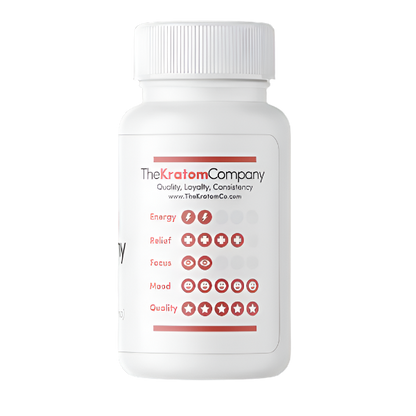 THE KRATOM COMPANY CAPSULES 75CT / 2.6OZ / 500MG - BALI RED VEIN - Seven Tech