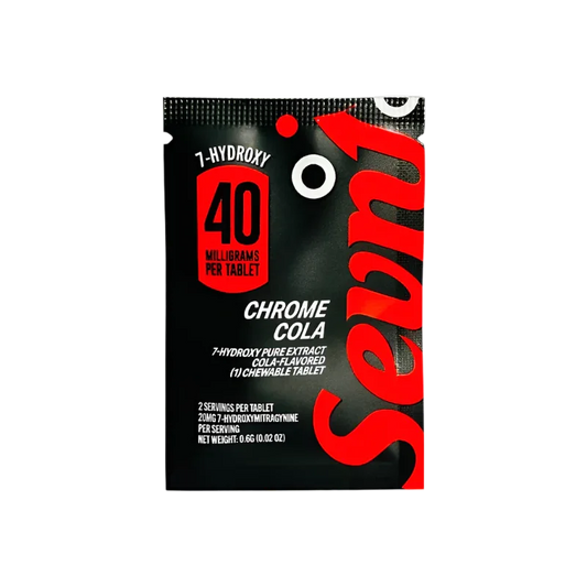 Sevn 1ct 7OH Tabs Chrome Cola Energy Drink 40mg Per Tablet - Seven Tech