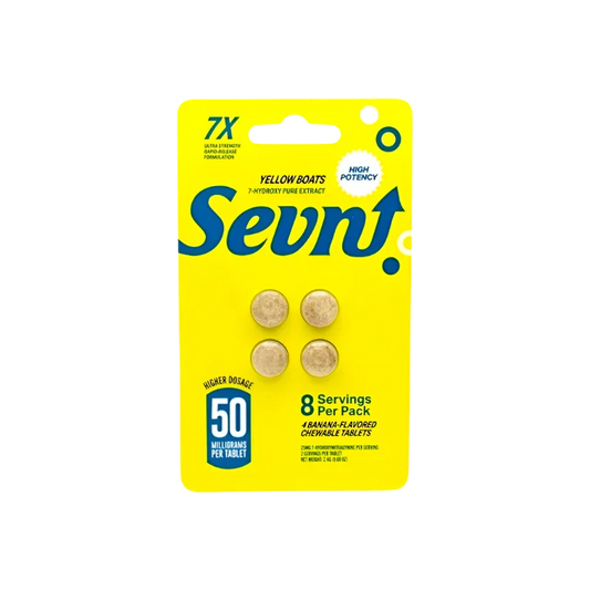 Sevn 4ct 7OH Tabs Yellow Boats 50mg Per Tablet - Seven Tech