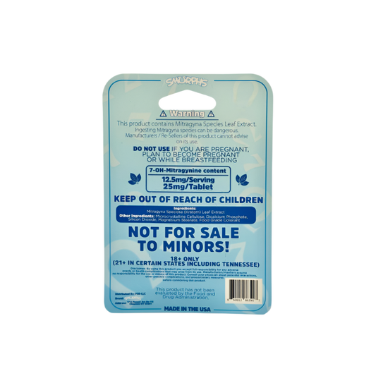 Smurph's 4ct 7OH Tabs Strawberry 25mg Tablets