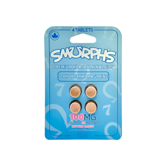 Smurph's 4ct 7OH Tabs Natural 25mg Per Tablet