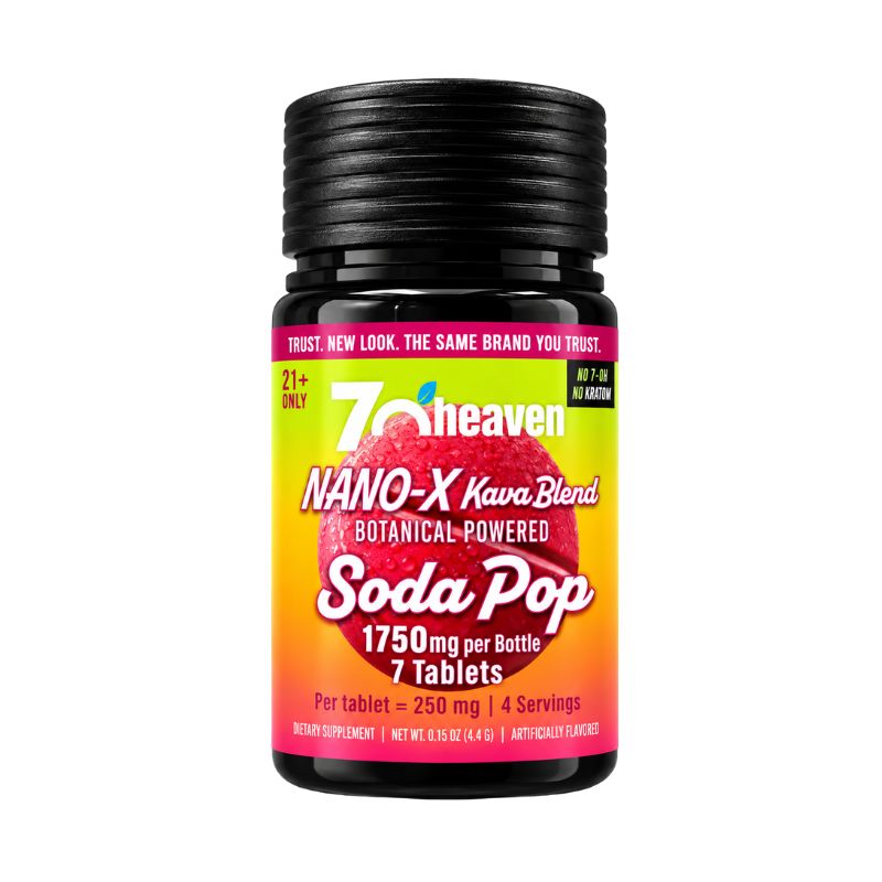 7 O'Heaven Botanical Powered Nano -X Kava Blend Tablets 7ct  250mg Per Tablet