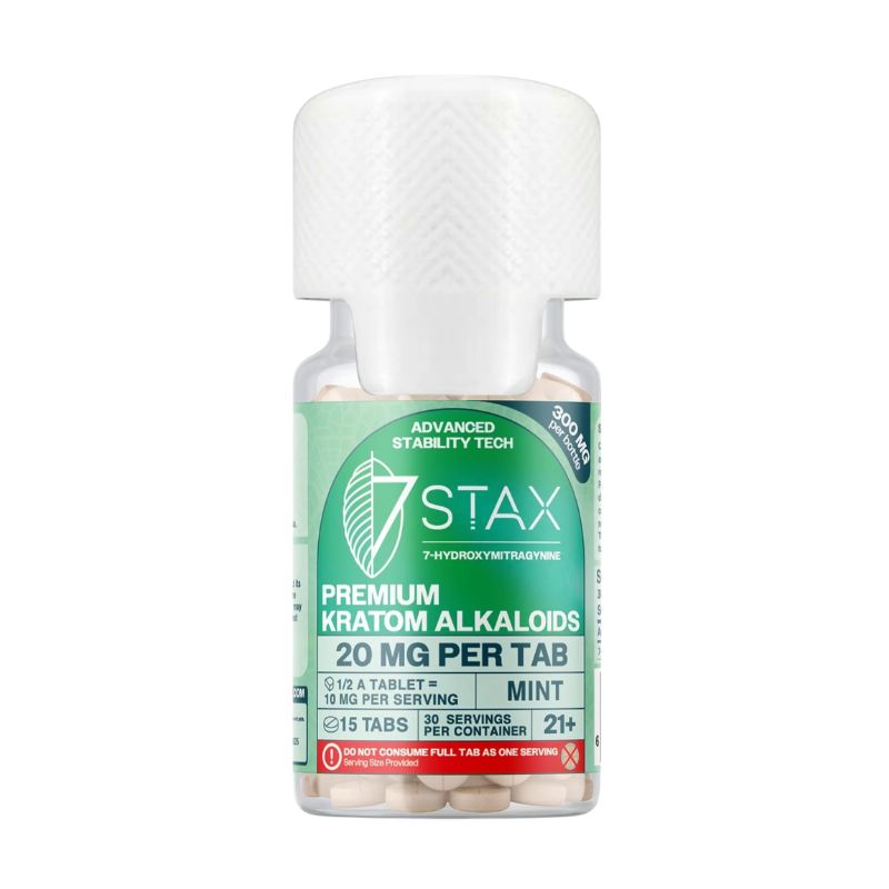 7Stax 7-Hydroxymitragynine Tabs 15ct 20mg Per Tablet