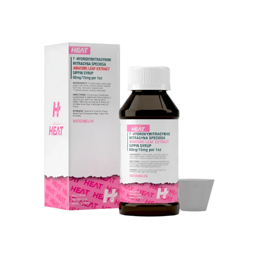 Straight Heat 7OH Sippin Syrup Watermelon 118ml 60mg - Seven Tech