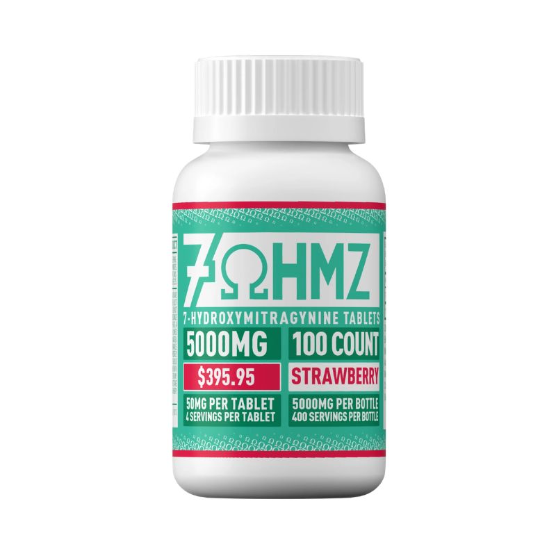 7OHMZ 7-Hydroxymitragynine Tablets 100ct 50mg Per Tablet